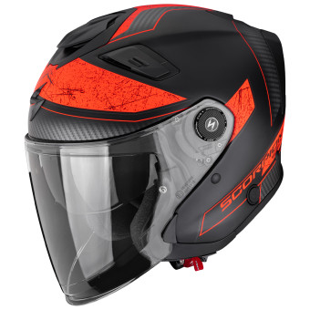 Jet Scorpion Exo GT Jet Crest Matt Black Red