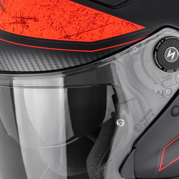 Scorpion Exo GT Jet Crest Matt Black Red