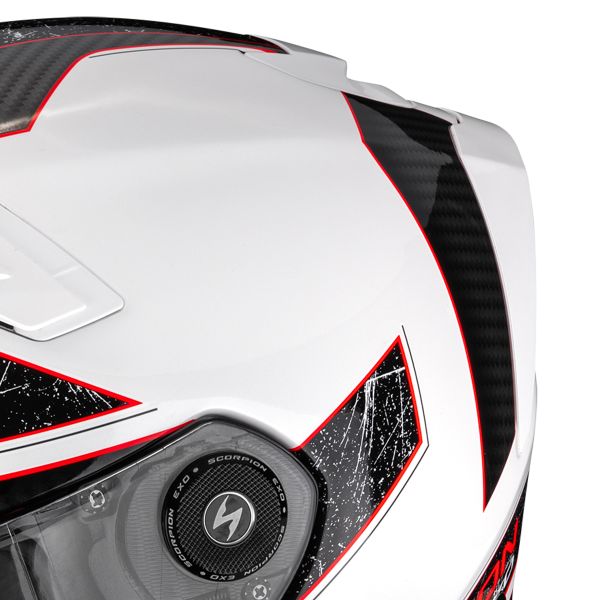 Scorpion Exo GT Jet Crest White Red