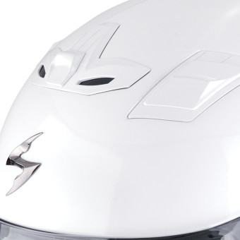 Scorpion Exo Z1 Pearl White + Bluetooth-Kit Exo-Com Link-1C