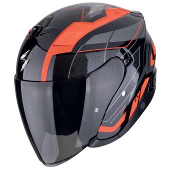 Scorpion Exo Z1 Vue Black Red + Kit Bluetooth Lokui K30