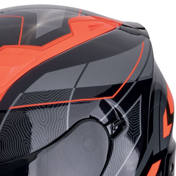 Scorpion Exo Z1 Vue Black Red + Bluetooth-Kit Exo-Com Link-1C