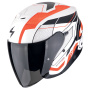 Casque Jet Scorpion Exo Z1 Vue Matt White Red Black