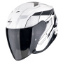 Casque Jet Scorpion Exo Z1 Vue White Black Silver