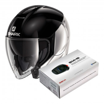 Jet Shark Citycruiser Dual SKS + Kit Bluetooth Sena SMH5