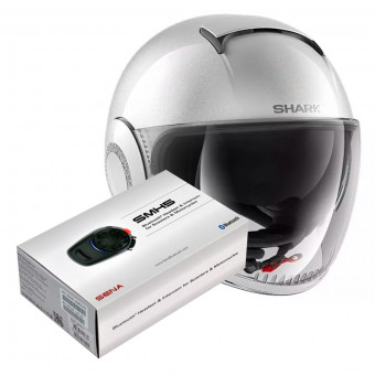 Jet Shark Nano Swarovski Blank PRL + Kit Bluetooth Sena SMH5