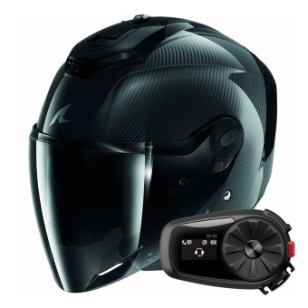 Jet Shark RS JET Carbon Blank DKD + Kit Bluetooth 5S Solo