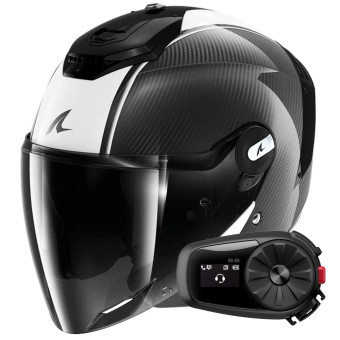 Jet Shark RS JET Carbon Blank DWK + Kit Bluetooth 5S Solo