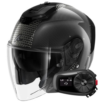 Jet Shark RS JET Carbon Ikonik DKU + Kit Bluetooth 5S Solo