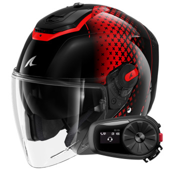 Jet Shark RS JET Stride KRA + Kit Bluetooth 5S Solo