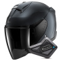 Casque Jet Shark Skwal Jet Dark Shadow Mat B16 + Kit Bluetooth BT Mini