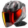 Casque Jet Shark Skwal i3 Jet Hellcat Mat KUR + Kit Bluetooth Sena for Shark