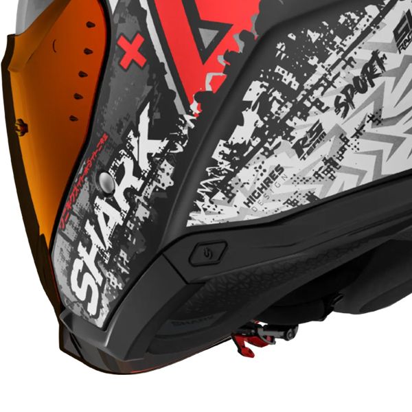 Shark Skwal i3 Jet Hellcat Mat KUR + Kit Bluetooth Sena for Shark