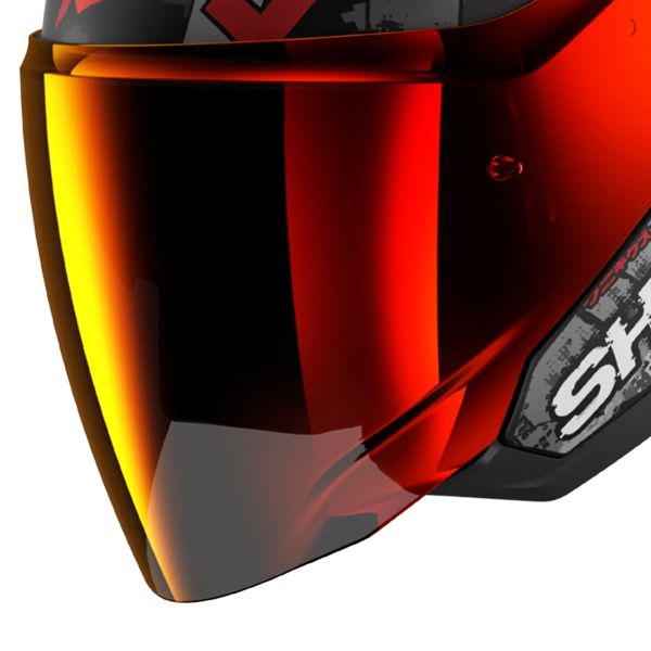 Shark Skwal i3 Jet Hellcat Mat KUR + Kit Bluetooth Sena for Shark