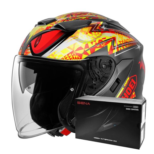 Jet Shoei J-Cruise 3 Inspired TC-1 + Intercom Sena SRL-03 Jet Shoei J-Cruise 3 Inspired TC-1 + Intercom Sena SRL-03