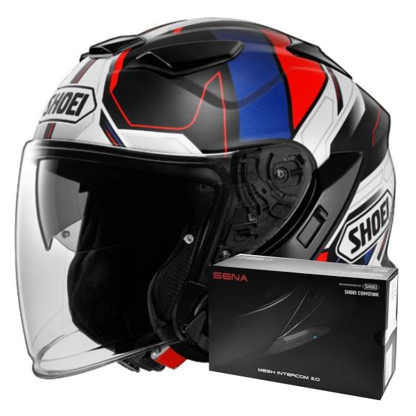 Jet Shoei J-Cruise 3 Whizzy TC-10 + Intercom Sena SRL-03 Jet Shoei J-Cruise 3 Whizzy TC-10 + Intercom Sena SRL-03