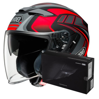Jet Shoei J-Cruise II Aglero TC1 + Intercom Sena SRL-Mesh