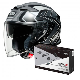 Jet Shoei J-Cruise II Aglero TC5 + Intercom Sena Gt-Air 2 - J-Cruise II SRL-02