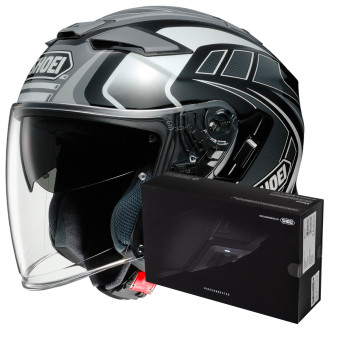 Jet Shoei J-Cruise II Aglero TC5 + Intercom Sena SRL-Mesh