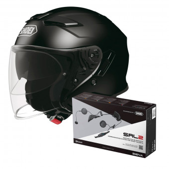 Jet Shoei J-Cruise II Black + Intercom Sena Gt-Air 2 - J-Cruise II SRL-02