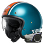 Casque Jet Shoei J.O2 Adventure TC-2 + Bluetooth-Kit 60S Harman Kardon