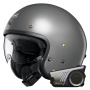 Casque Jet Shoei J.O2 Basalt Grey + Bluetooth-Kit 60S Harman Kardon