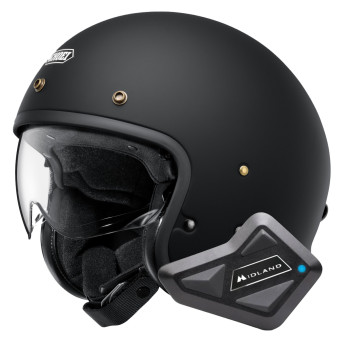 Jet Shoei J.O2 Matt Black + Bluetooth Kit BT Mini
