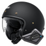 Casque Jet Shoei J.O2 Matt Black + Bluetooth Kit BT Mini