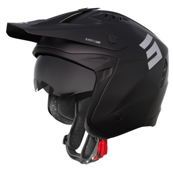 Casque Jet SHOT Jump Solid Black Matt Casque Jet SHOT Jump Solid Black Matt