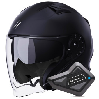 Jet Stormer Rival Black Matt + Kit Bluetooth BT Mini