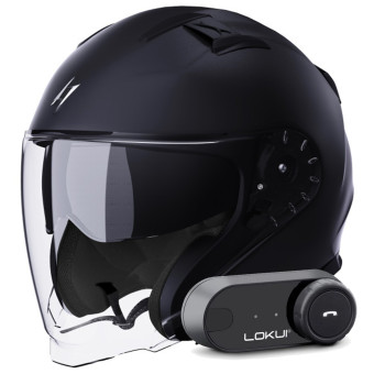 Jet Stormer Rival Black Matt + Kit Bluetooth Lokui K30