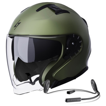 Jet Stormer Rival Kaki Matt + Kit Bluetooth Lokui K10