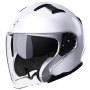 Casque Jet Stormer Rival White Pearly