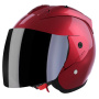 Casque Jet Stormer Sun Evo 2.0 Calm Red Glossy