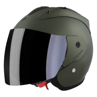 Casque Jet Stormer Sun Evo 2.0 Kaki Matt Casque Jet Stormer Sun Evo 2.0 Kaki Matt
