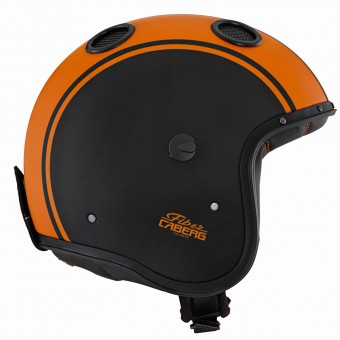 Jet Caberg Doom Legend Matt Black Orange