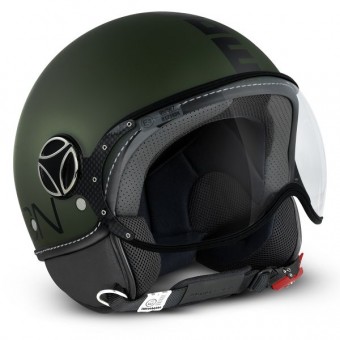 Casque Jet Momo Design FGTR Classic Grün Militaire Mat Casque Jet Momo Design FGTR Classic Grün Militaire Mat