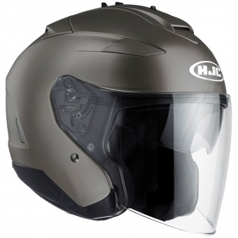 Casque Jet HJC IS-33 II Semi Flat Titanium Casque Jet HJC IS-33 II Semi Flat Titanium