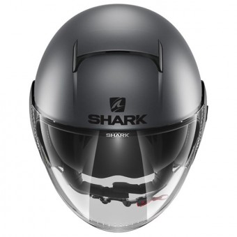 Shark Nano Street Neon Charcoal Grey Matt Black + Kit Bluetooth Sharktooth Pri
