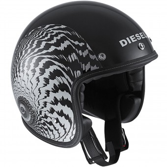 Casque Jet Diesel Old-Jack OJ 2 Matt Black Silver Casque Jet Diesel Old-Jack OJ 2 Matt Black Silver