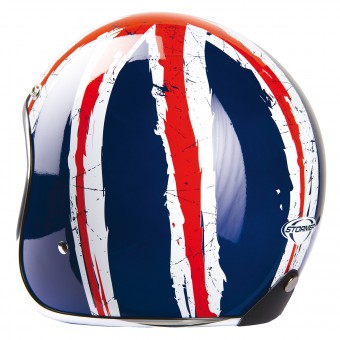 Stormer Pearl Union Jack + Wyatt 3 Studs Flat Visor