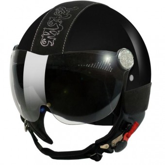 Casque Jet MAX Posh Schwarz Casque Jet MAX Posh Schwarz