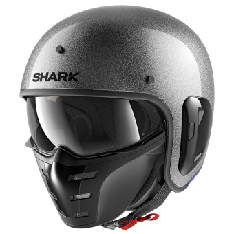 Casque Jet Shark S-Drak 2 Blank Glitter SSX Casque Jet Shark S-Drak 2 Blank Glitter SSX
