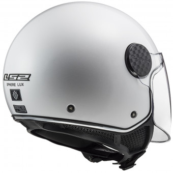LS2 Sphere Lux White OF558
