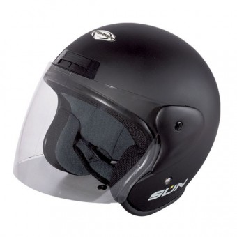 Casque Jet Stormer Sun Schwarz Matt Casque Jet Stormer Sun Schwarz Matt