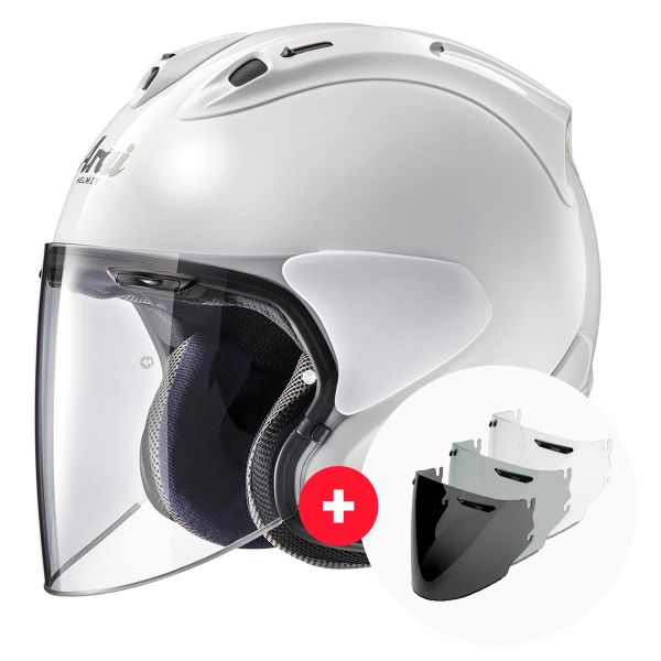 Jet Arai SZ-R Vas Diamond White + Visier