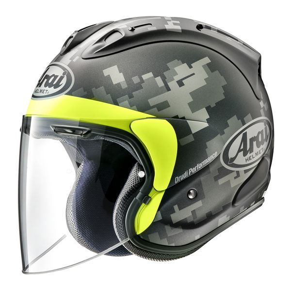 Arai SZ-R Vas Mimetic Black + Bluetooth Kit Sena SMH5