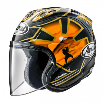 Arai SZ-R Vas Pedrosa Spirit Gold + Kit Bluetooth Sena 5S Solo