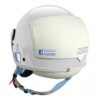 Casque Jet MAX The Social Network Weiß Casque Jet MAX The Social Network Weiß