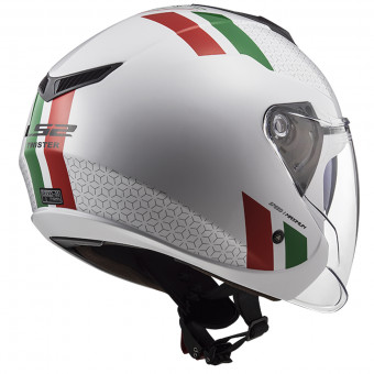 LS2 Twister II Combo White Green Red OF573